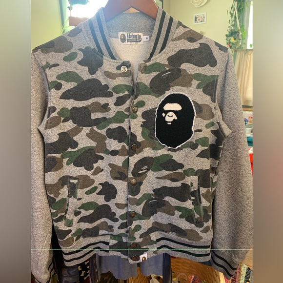 Bape Other - BAPE - EUC!! CAMO KNIT JACKET. EUC!! Medium